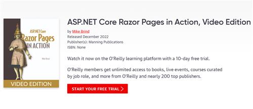 Mike Brind – ASP.NET Core Razor Pages in Action, Video Edition