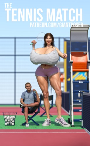 GiantPoser - The Tennis Match 3D Porn Comic