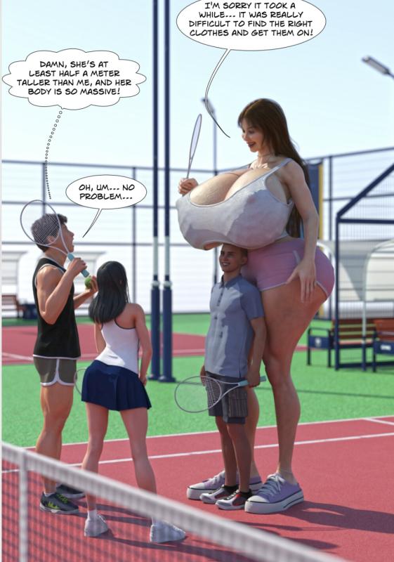 GiantPoser - The Tennis Match 3D Porn Comic