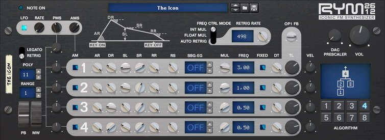 Inphonik RYM2612 Iconic FM Synthesizer v1.0.6