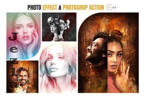 Photoshop Photo Effect & Action - 283007590