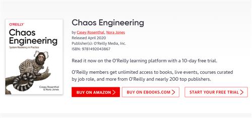 O'Reilly – Chaos Engineering, Video Edition