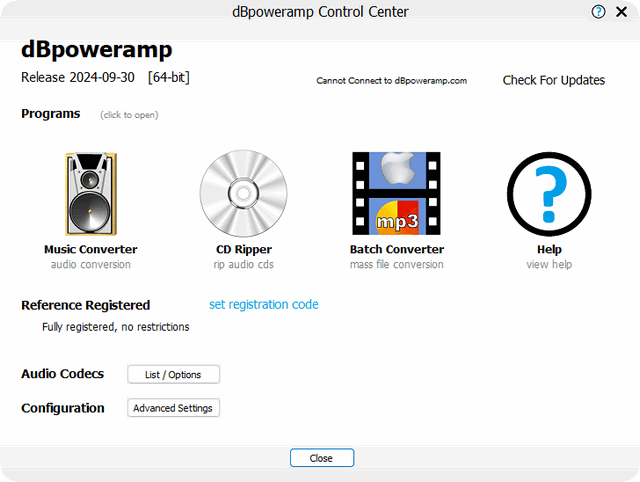 dBpoweramp Music Converter 2024.09.30 Reference