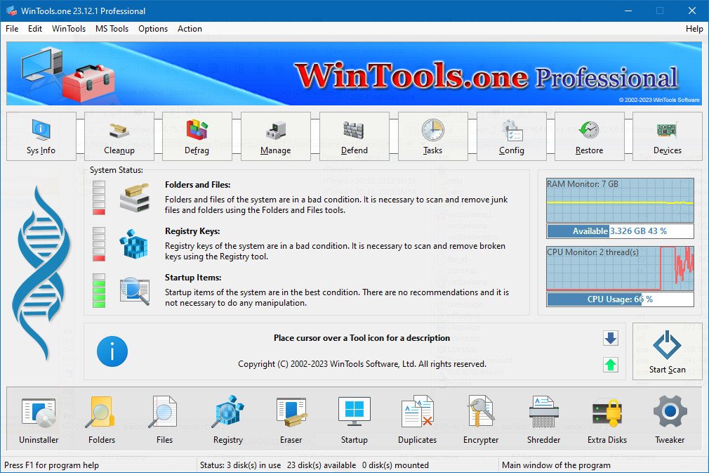 WinTools one Home Professional 24.10.1 Multilingual