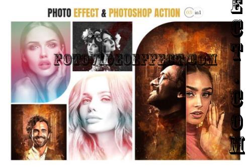 Photoshop Photo Effect & Action - 283007590