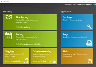 F-Rename Professional 2.108  Multilingual 82cd85beccb637ad13fd2a3d11640af2