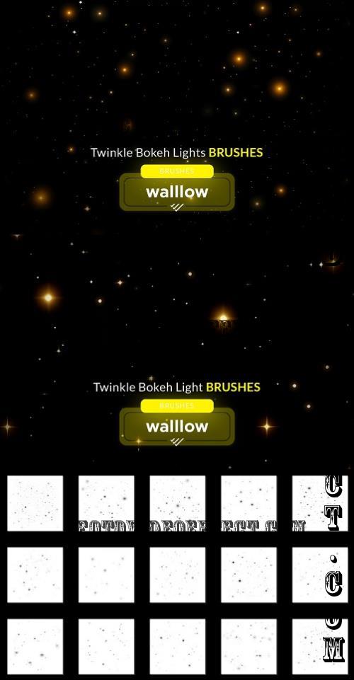 Twinkle bokeh light photoshop brush - 286080229