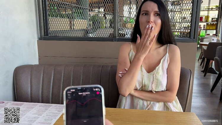 Eva Cumming Hard In Public Restaurant Thru With Lovense Ferri Remote Controlled Vibrator Horny69rabbits (Onlyfans) FullHD 1080p