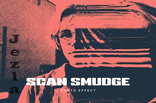 Scanner Smudge PSD Photo Effect - 7EQN6HV