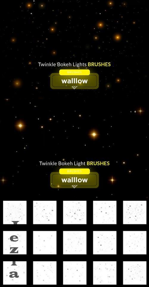 Twinkle bokeh light photoshop brush - 286080229