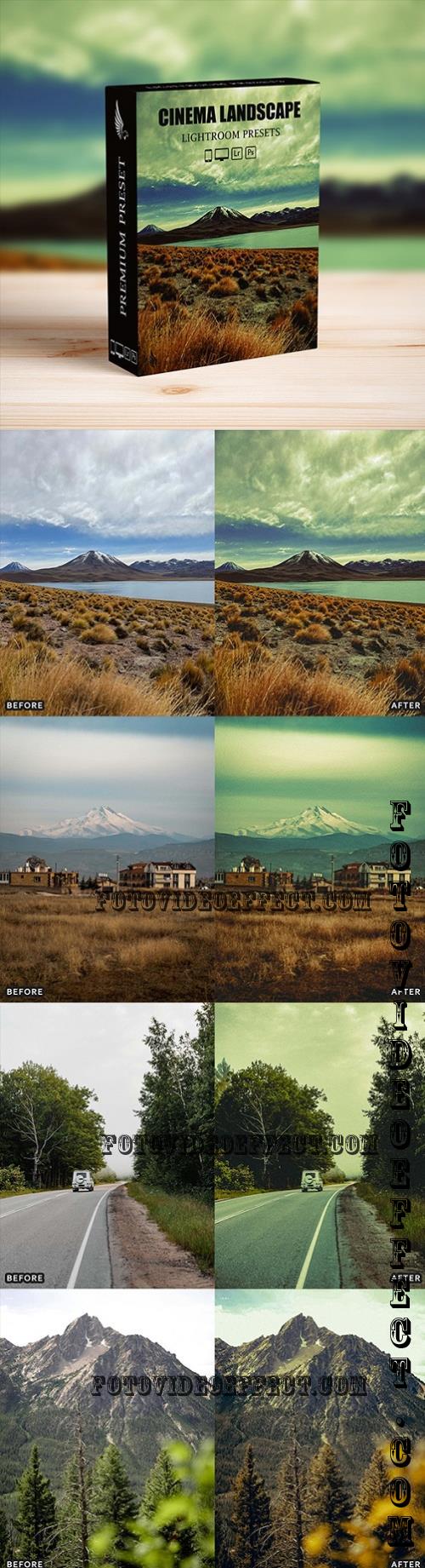 Landscape Cinematic Lightroom Presets Pack - 54300806