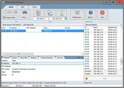 MiTeC Network Scanner  6.0.0