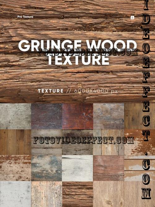 20 Grunge Wood Textures - JQ484GY