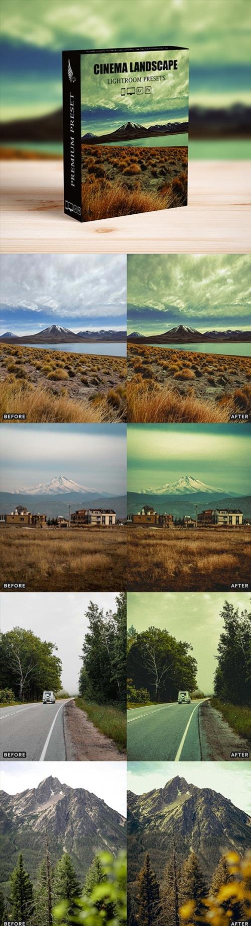 Landscape Cinematic Lightroom Presets Pack - 54300806