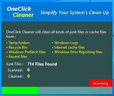 OneClick Cleaner 1.0