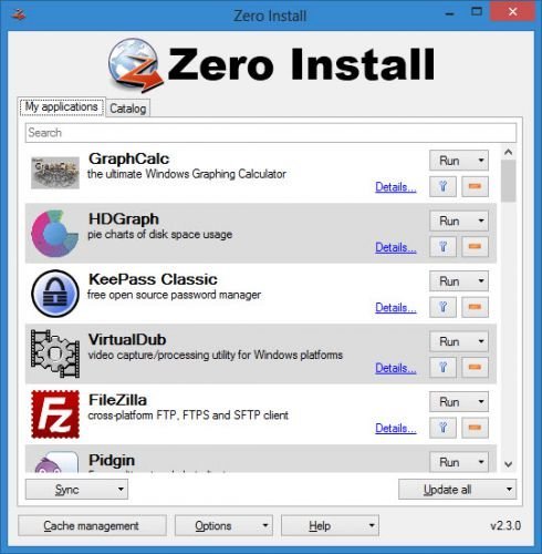 Zero Install 2.25.12