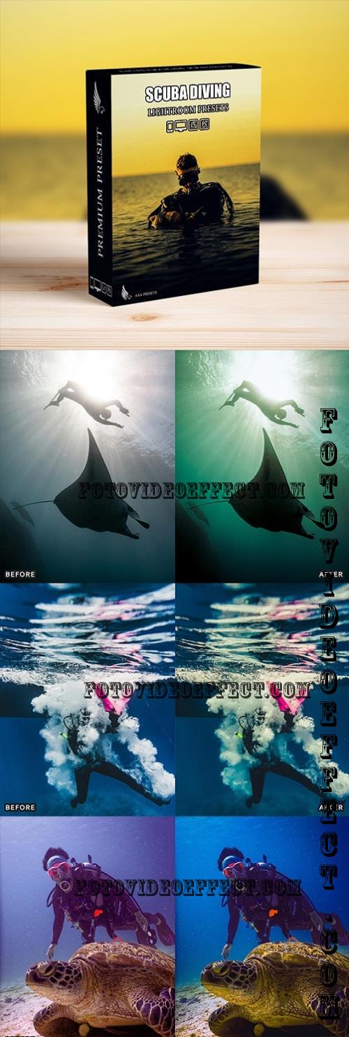 Scuba Diving Lightroom Presets Pack - 54378105