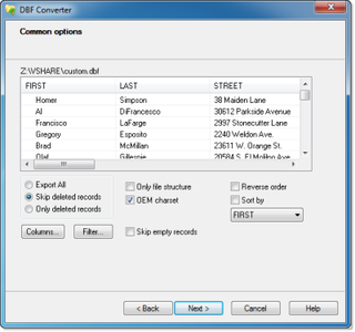 DBF Converter 7.37