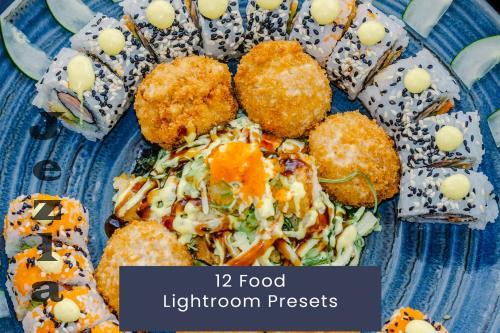 12 Food Lightroom Presets BGHKCG6