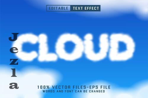 Cloud Editable Text Effect - Q44X3RQ