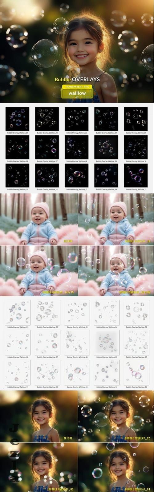 Realistic bubble PNG photo overlays - 285519622