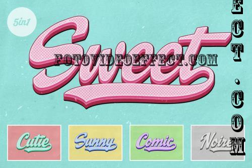 Colorful Retro Text Effects - 285613078 - NG7EYTV