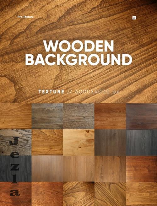 20 Wooden Backgrounds - DHETELY