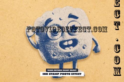 Ink Stamp Photo Effect - 285779914