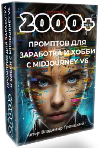 Владимир Троицкий - 2000+ промтов для заработка и хобби с midjourney v6 (2024/PDF/MP4)