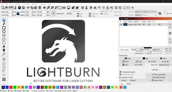 LightBurn 1.7.01 Multilingual