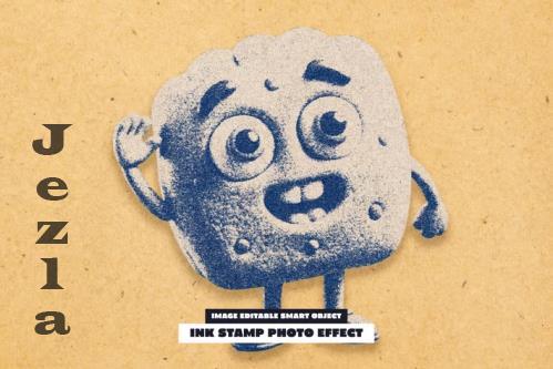 Ink Stamp Photo Effect - 285779914