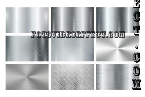 Silver metal textures, chrome or iron - A446ASQ