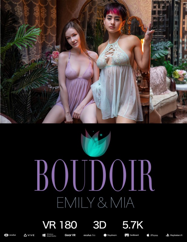 [TheEmilyBloom.com] Emily Bloom, Mia Valentine - Boudoir [2021-08-13, 2D, Ukrainian, Tease, Posing, Young, Petite, Natural Tits, Lesbian, Lingerie, Indoors, Erotic, Striptease, Boudoir, 1080p, UnknownRip]