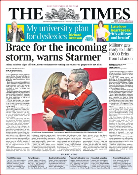 The Times - September 25th