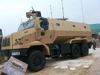 RTD Sherpa Medium MRAP Turret EOS 12.7 mm Walk Around