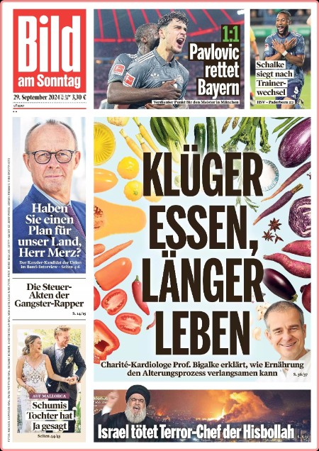 Bild am Sonntag - 29 September 2024