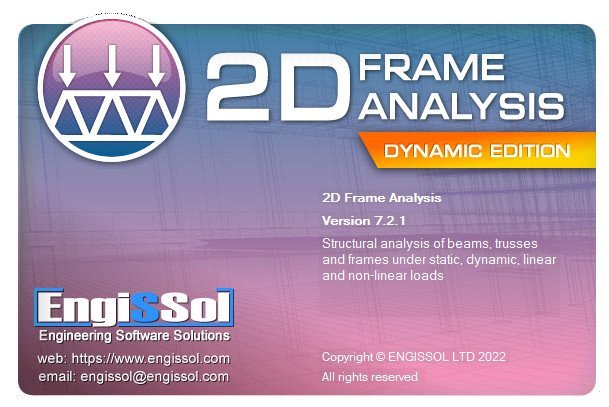 2D Frame Analysis Dynamic Edition 7.3.1