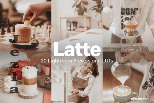 20 Latte Lightroom Presets LUTs - 286333856