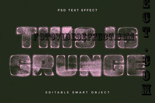 Grunge Stamp PSD Text Effect  - A6GFMMW