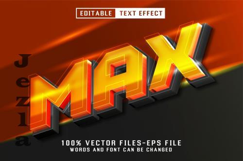 Max Editable Text Effect - NJUX4BT