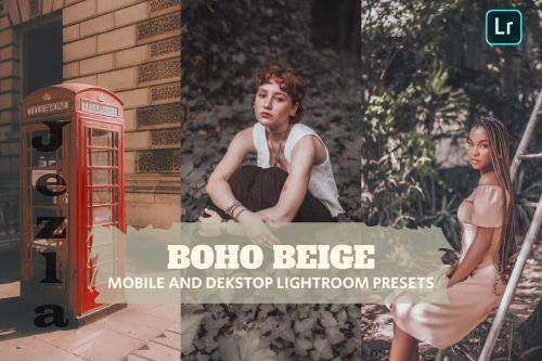 Boho Beige Lightroom Presets Dekstop and Mobile - 9FWXS5X