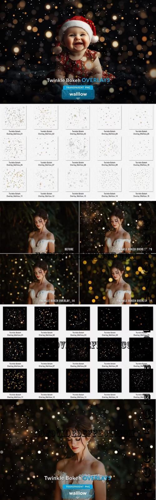 Twinkle Bokeh Photoshop PNG Overlays - 285910169