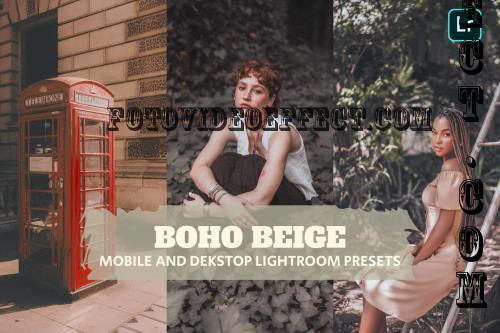 Boho Beige Lightroom Presets Dekstop and Mobile - 9FWXS5X