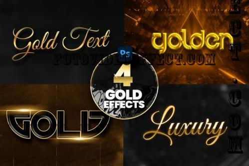 Gold Text Effect  - NDW3S7L