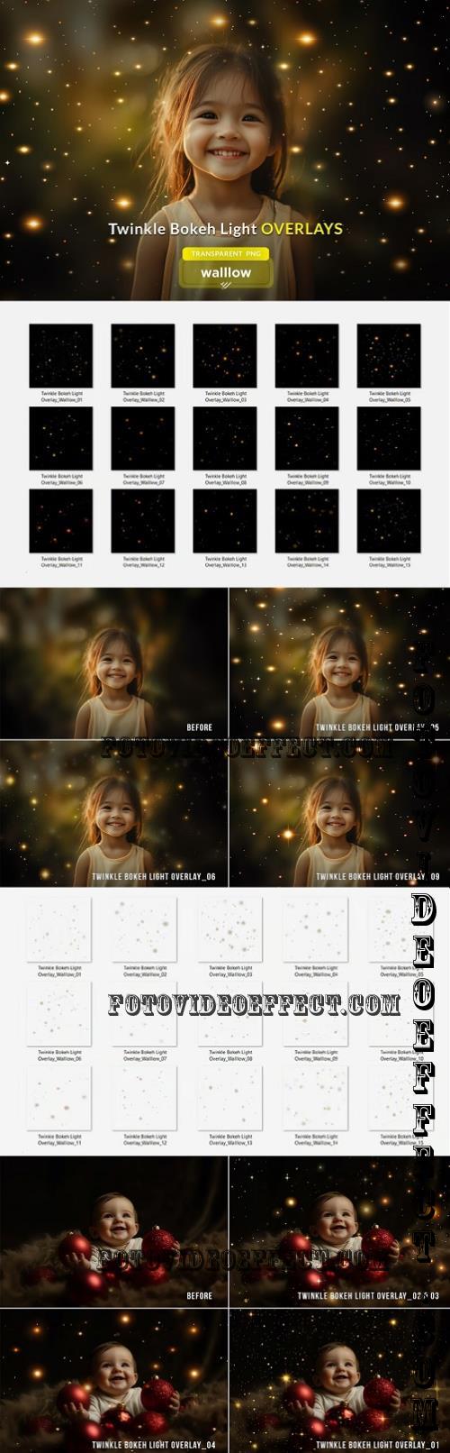 Twinkle Bokeh lights photo overlays - 286070545