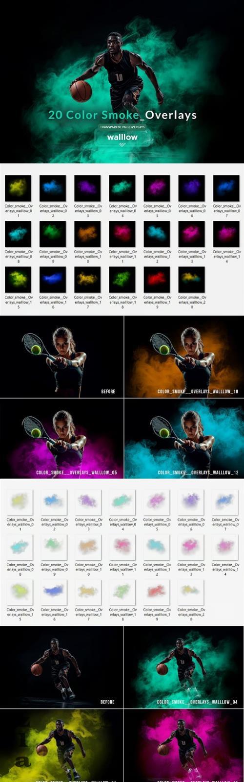 Color smoke png transparent overlays - 285809972