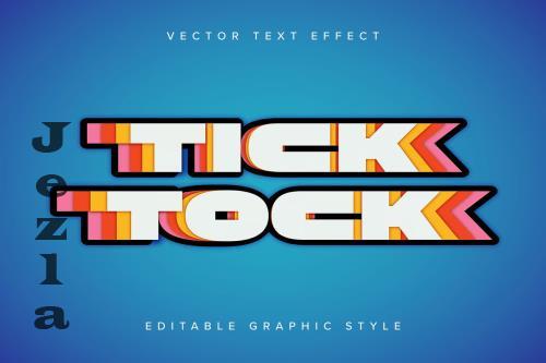 Colourful Layered Vector Text Effect Mockup - EYC4QKU