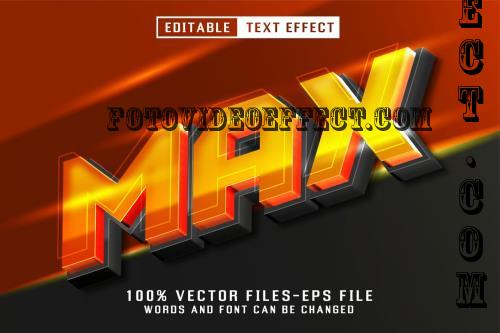 Max Editable Text Effect - NJUX4BT