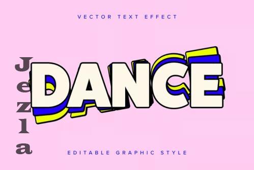 Layered and Spinning Vector Text Effect Mockup  - XNAFC6Q