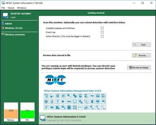 MiTeC System Information X 5.1.0